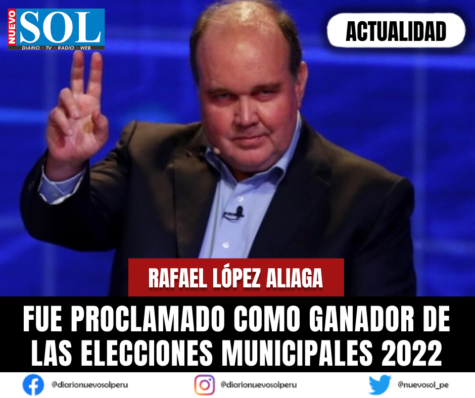 RAFAEL LÓPEZ ALIAGA ES EL NUEVO ALCALDE DE LIMA – DIARIO NUEVO SOL